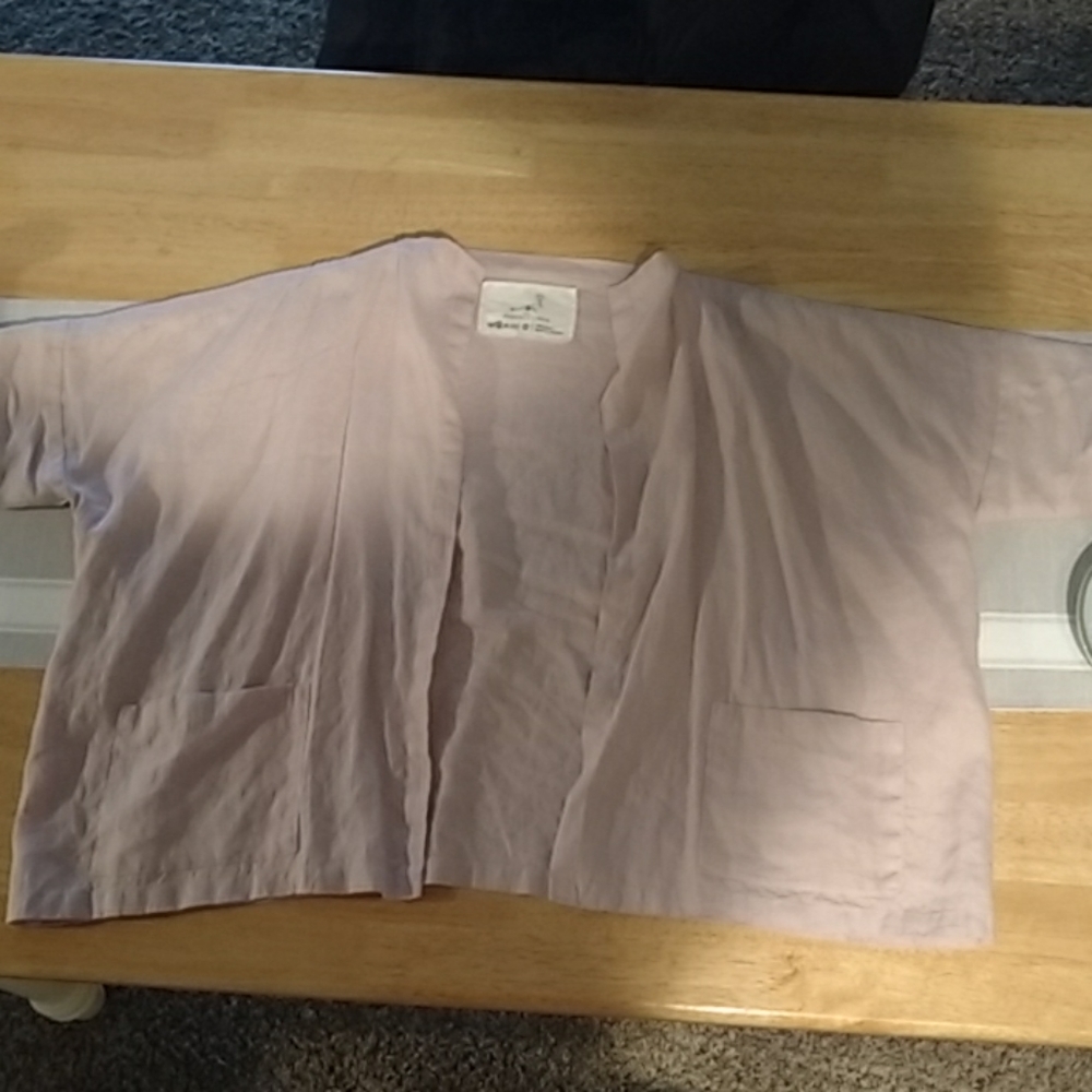 notPERFECTLINEN Light pink Women's Cardigan
